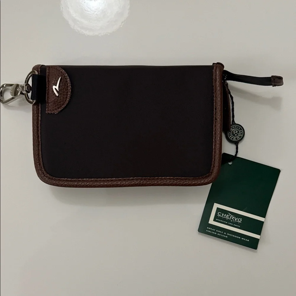 CHERVO Black and Brown Men's Wallet